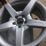 sprayed alloy rim