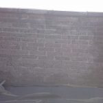 sandblasted wall
